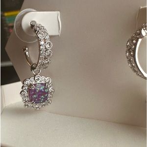 Amethyst Fire Opal | Bomb Party | Earrings